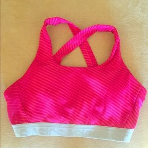 Pink Asics Sports Bra